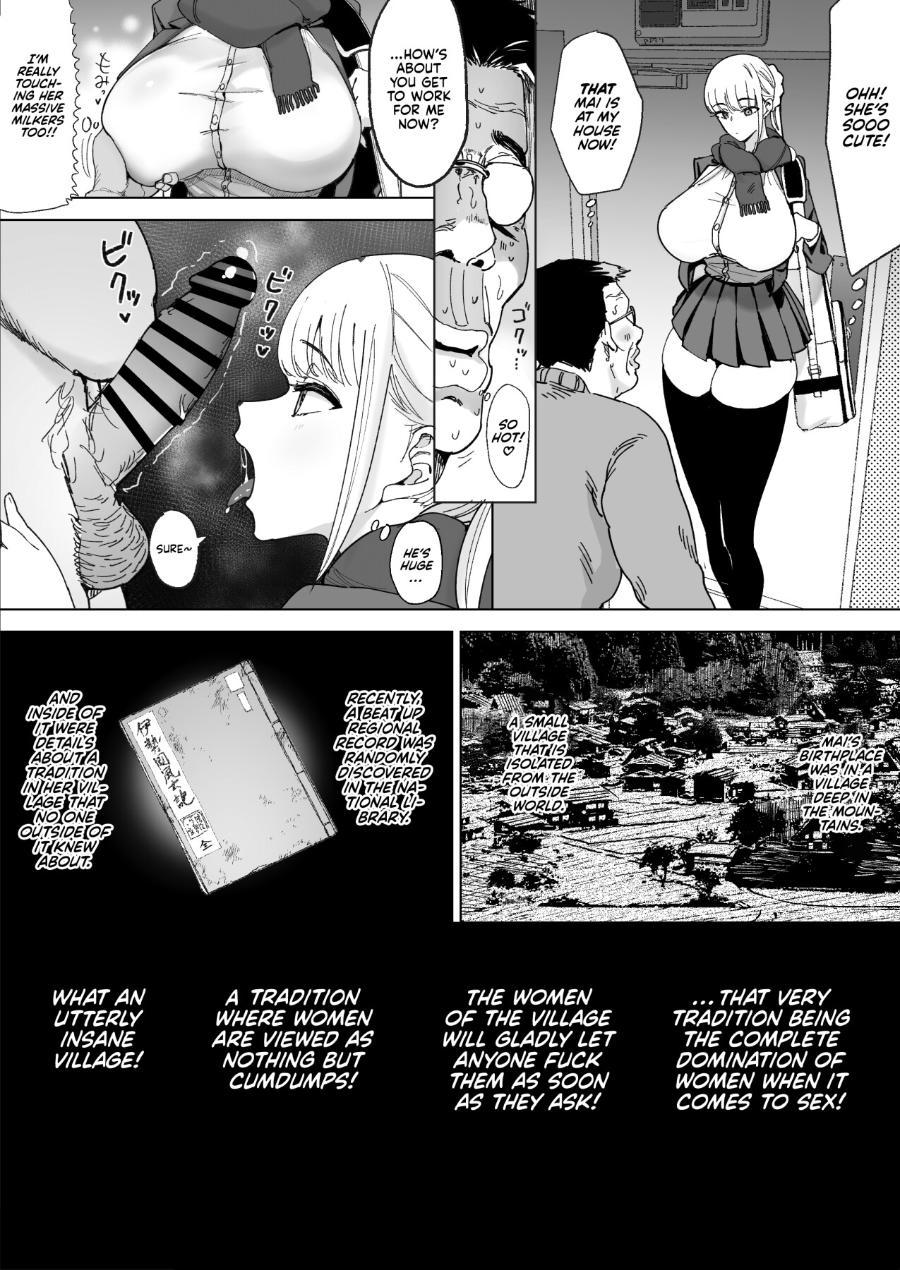 Hentai Manga Comic-The Story of a Small and Remote Village with a Dirty Tradition 3-Read-8